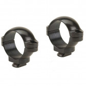 DUAL DOVETAIL RINGS - GLOSS, LOW, 1"