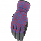 ETHL GARDN LEOPARD GLOVES MED PURPLE