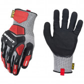 M-PACT KNIT CR5A5 GLOVE - BLACK/GREY, SMALL