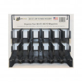 AK-47 / AR-10 MAG HOLDER - BLACK, UP TO 6 MAGS