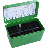 DELUXE H-50 SERIES X-LARGE RIFLE AMMO BOX - 50 ROUND - GREEN