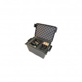 TACTICAL PISTOL HANDGUN CASE - DARK GRAY, 4 GUNS