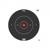 12IN WHITE BULLS EYE TARGET 5 PK BAG