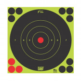 8IN GREEN BULLSEYE TARGET 30QTY PK