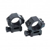 RT-M 1A LOW SCOPE RINGS - BLACK, 1 INCH