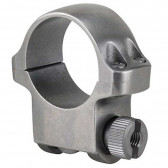 1" MEDIUM SCOPE RING WITH STAINLESS FINISH