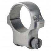 30MM HIGH SCOPE RING WITH STAINLESS FINISH