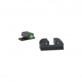 X-RAY3 DAY/NIGHT SIGHTS - #6 GREEN FRONT, #8 REAR ROUND NOTCH