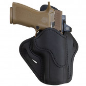 OPTIC READY OPEN TOP MULTI-FIT BELT HOLSTER - STEALTH BLACK, RIGHT HANDED, LEATHER, H&K VP9/VP TACTICAL, OR-BH2.4