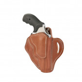 OWB REVOLVER BELT HOLSTER - CLASSIC BROWN - RIGHT HAND - S&W GOVERNOR, TAURUS PUBLIC DEFENDER, JUDGES POLYMER