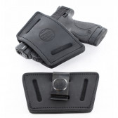 UNIVERSAL IWB/OWB HOLSTER - STEALTH BLACK, SUBCOMPACT TO LARGE FRAME