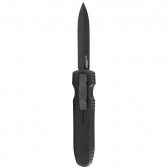 PENTAGON OTF AUTO KNIFE - BLACKOUT, SPEAR POINT, PLAIN EDGE, 4.06" BLADE