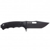 SEAL FX KNIFE - BLACK, TANTO POINT, PLAIN EDGE, 4.30" BLADE