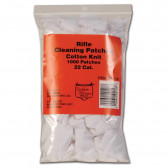COTTON KNIT CLEANING PATCHES - .22 CALIBER RIFLE, 1000 PATCHES BULK BAG