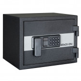 PERSONAL FIRE & WATER RESISTANT SAFE - BLACK, SMALL
