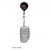 LIGHTKEEPER RETRACTABLE CORD WITH CLIP, BLACK