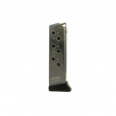 WALTHER PPK/S, PP FACTORY MAGAZINE WITH FINGER REST  - .380 ACP - 7 ROUND - NICKEL