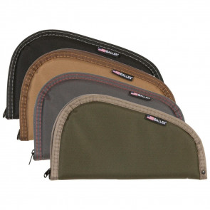 ASSORTED EARTHTONE AND CAMO PISTOL CASES - 13 INCHES
