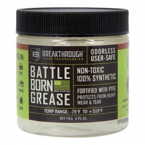 BATTLE BORN GREASE W/ PTFE - 4 OZ JAR, CLEAR