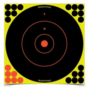 SHOOT-N-C BULLS EYE TARGETS - 12", 500/PK, 12000 PASTERS