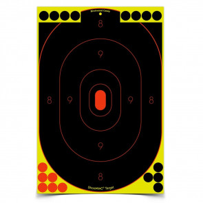 SHOOT•N•C® SELF-ADHESIVE TARGETS 12" X 18" SILHOUETTE PACK - 12 TARGETS