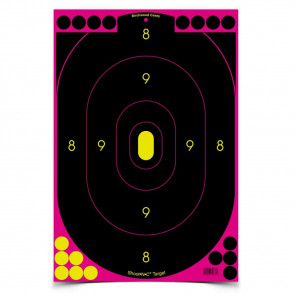 SHOOT•N•C® 12" X 18" PINK SILHOUETTE TARGET - MULTIPLES OF 100