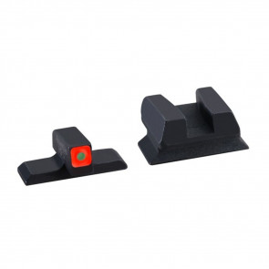 PX4 STORM COMPACT NIGHT SIGHTS - BLACK, ORANGE FRONT