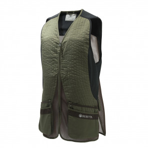 SILVER PIGEON EVO VEST - LARGE, GREEN/CHOCOLATE BROWN