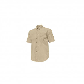 TM SHOOTING SHIRT SHORT SLEEVE - STONE, LARGE