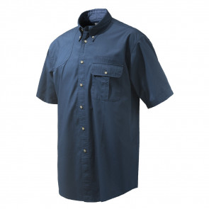 TM SHOOTING SHIRT SHORT SLEEVE - BLUE TOTAL ECLIPSE, X-LARGE