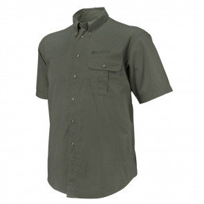 TM SHOOTING SHIRT SHORT SLEEVE - GREEN OLIVE, SMALL