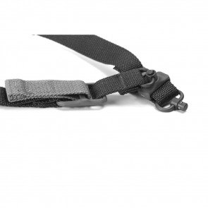 VICKERS 221 SLING - BLACK, PUSH BUTTON, PADDED, 57" - 67"