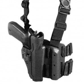 LEVEL 2 TACTICAL SERPA HOLSTER - BLACK, RIGHT HAND, SIZE 00 - GLOCK 17 / 19 / 22 / 23 / 31 / 32