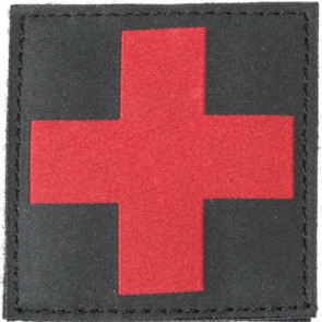 PATCH RED CROSS ID BLK