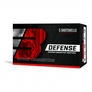 DEFENSE BUCKSHOT SHOTSHELLS - 12 GA, 3", 00 BUCKSHOT, 1225 FPS, 5/BX
