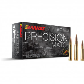 PRECISION MATCH AMMUNITION - 223 REMINGTON, 55 GR, MATCH BURNER OTM BT, 20/BOX