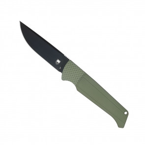 VIPER HIDDEN RELEASE AUTO KNIFE - OD GREEN, DROP POINT, PLAIN EDGE, 3.1" BLADE