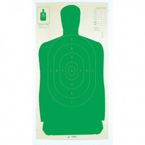 LE TARGETS - GREEN SILHOUETTE, 24" X 45", 100/PK
