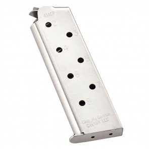 .45 MATCH GRADE 8RD MAG, STAINLESS STEEL 