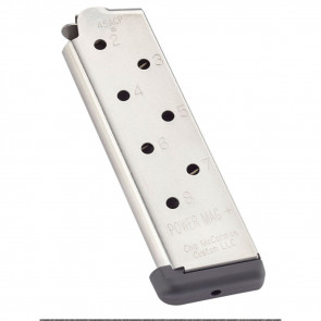 POWER MAG+ 1911 MAGAZINE - STAINLESS STEEL, .45 ACP, 8 ROUNDS