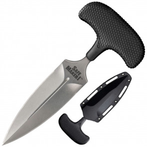 SAFE MAKER KNIFE - BLACK, PLAIN EDGE, SPEAR POINT, 4.5" BLADE