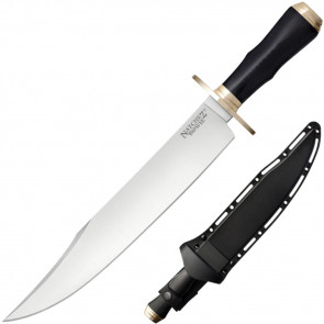 NATCHEZ BOWIE - BLACK, CLIP POINT, PLAIN EDGE, 11.75" BLADE