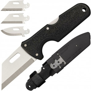 CLICK N CUT UTILITY KNIFE - 2 1/2" BLADE, BLACK HIGH IMPACT ABS HANDLE, BLISTER PACK