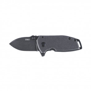 SQUID COMPACT KNIFE - BLACK, DROP POINT, PLAIN EDGE, 1.75" BLADE