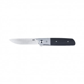 BAMBOOZLED KNIFE - BLACK, DROP POINT, PLAIN EDGE, 3.34" BLADE