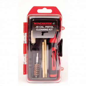 WINCHESTER MINI PISTOL CLEANING KIT - 14 PIECE - 40 CAL/10MM