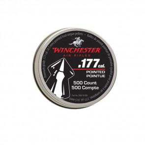 WINCHESTER POINTED PELLETS - .177 CAL, 500/CT
