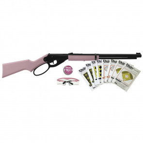 ALL WEATHER FUN KIT - PINK LEVER ACTION CARBINE, 177 CAL, 350 FPS