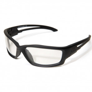 EDGE BLADE RUNNER TACTICAL SAFETY GLASSES WITH BLACK FRAME AND CLEAR LENS