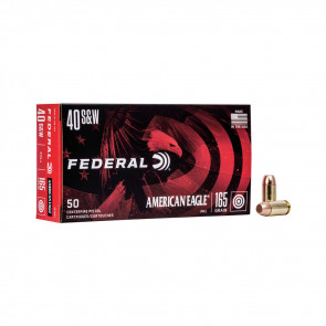 AMERICAN EAGLE® AMMUNITION - .40 S&W - FULL METAL JACKET - 165 GRAIN